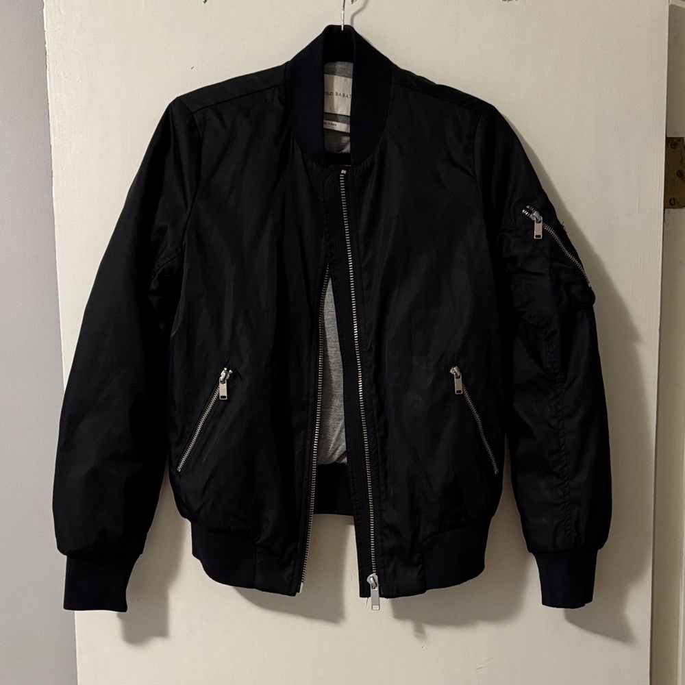 Babaton Charcoal Bomber Jacket
